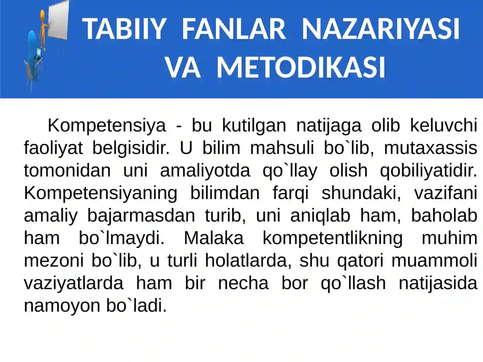 TABIIY FANLAR NAZARIYASI VA METODIKASI 3
