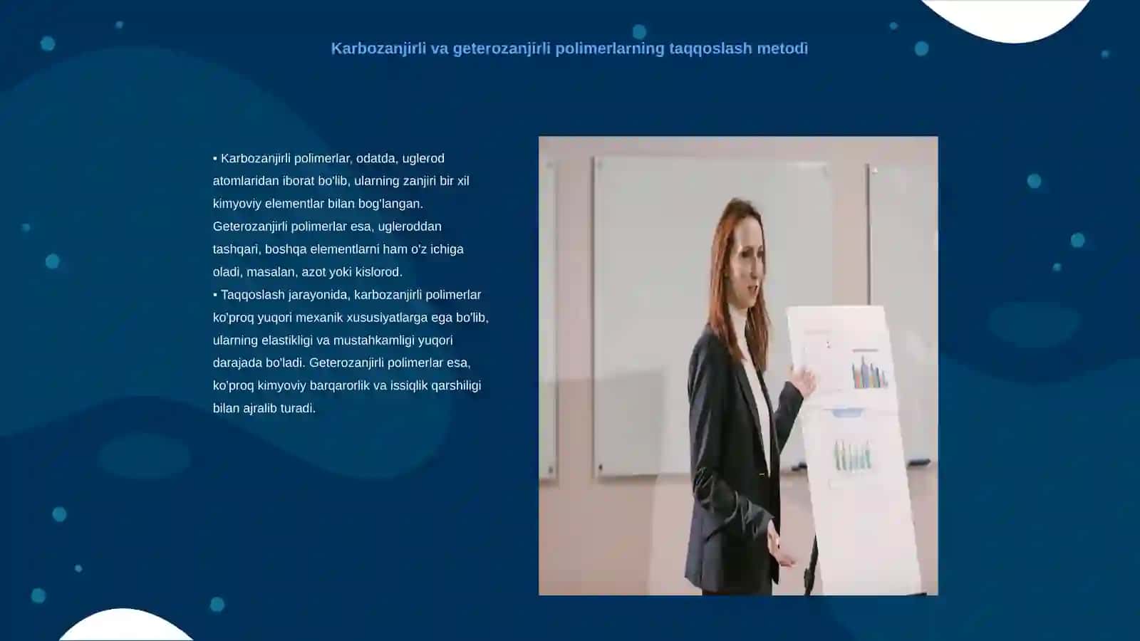 Karbozanjirli va geterozanjirli polimerlarning asosiy vakillari, olinishi va qollanilishi 3