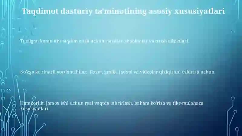 Taqdimot dasturlari (PowerPoint, Prezi, Fosusky va boshqa dasturlar) 3