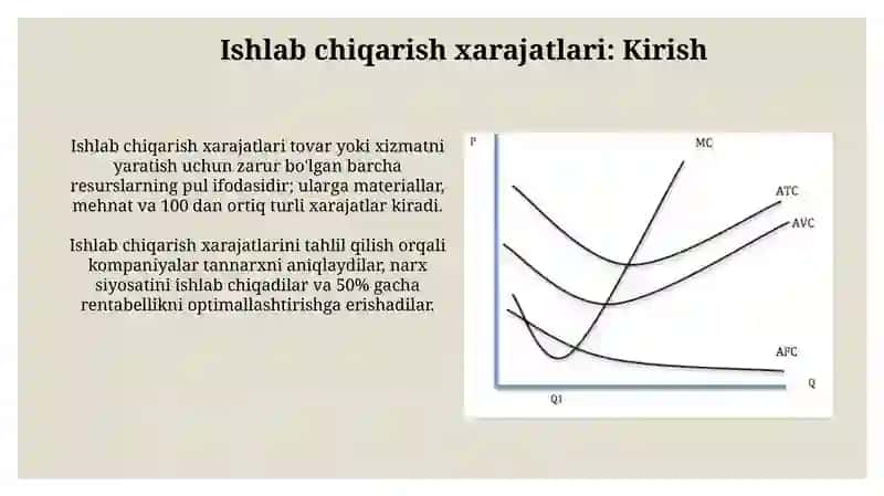 Ishlab chiqarish xarajatlari 3