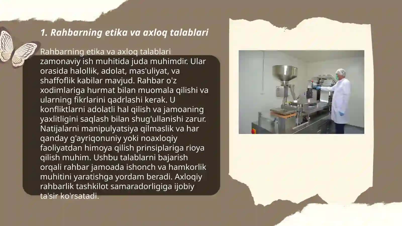 Tashkilotlarda rahbar va xodimlarga qo'yiladigan talablar 3