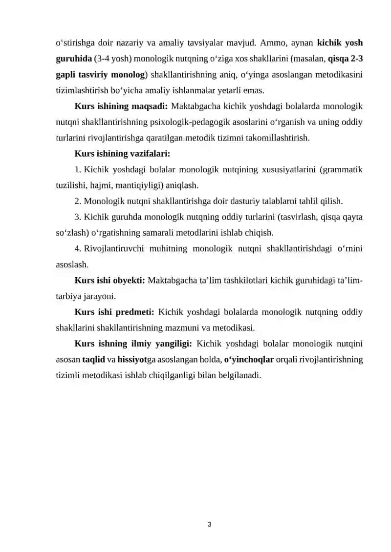 MAKTABGACHA YOSHDAGI BOLALARNI MONOLOGIK NUTQQA O‘RGATISH 3