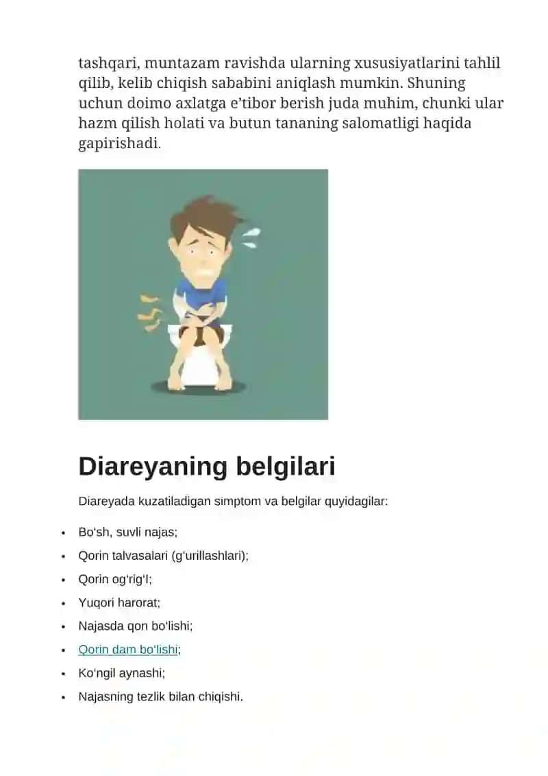 Ich ketishi (diareya) 3