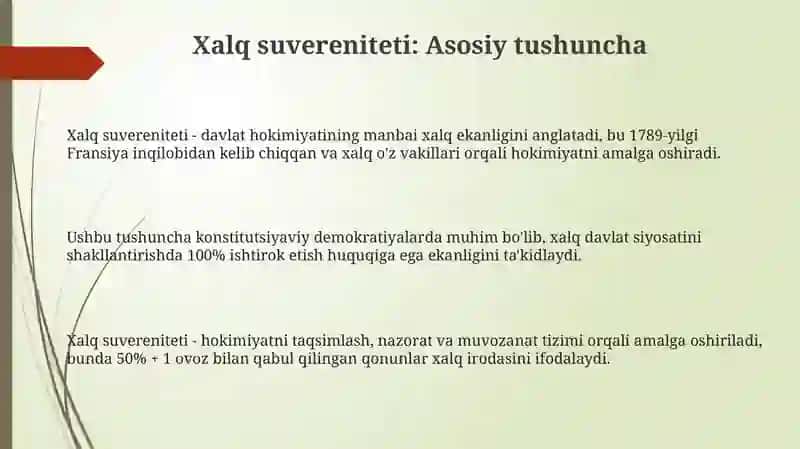 Xalq hokimiyatichiligining konstitusiyaviy asoslari 3