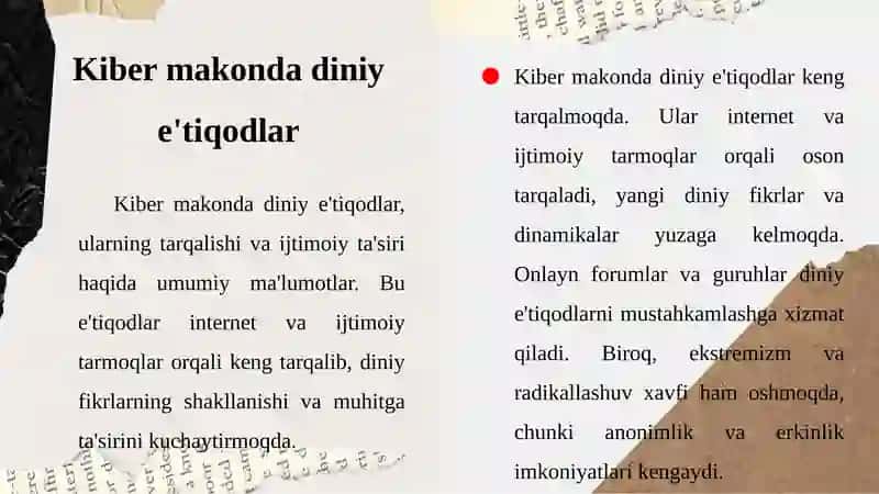 Kiber makonda diniy e'tiqod targ'ibotining ijtimoiy xavfi 3