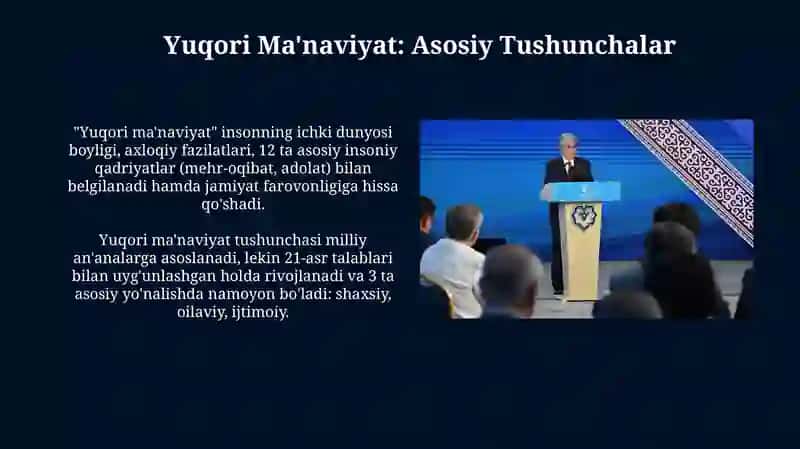 Yuqori Ma'naviyat va Yoshlar Tarbiyasi Asoslari 3