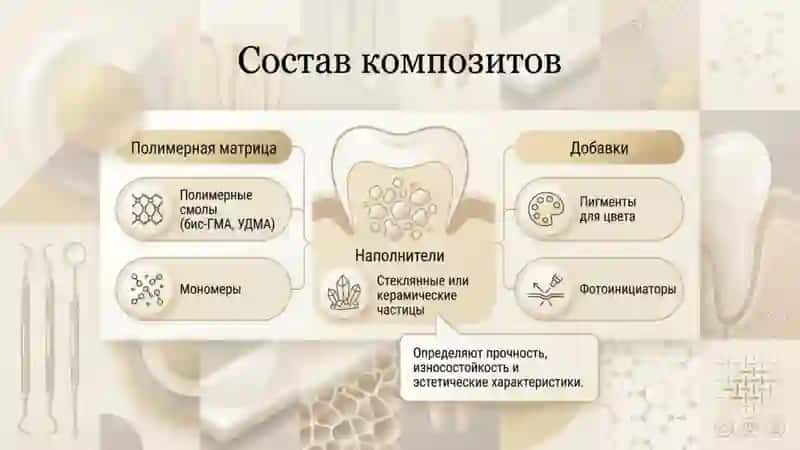 Применения композитов при реставрации зубов 3