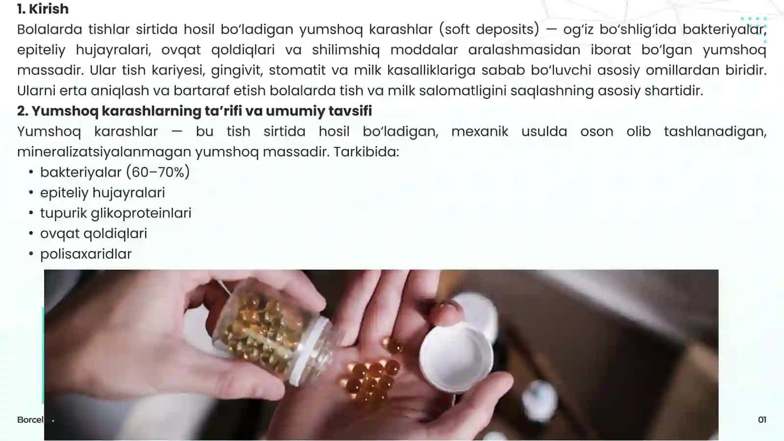 BOLALARDA TISHLARDA HOSIL BO‘LADIGAN YUMSHOQ KARASHLAR 3