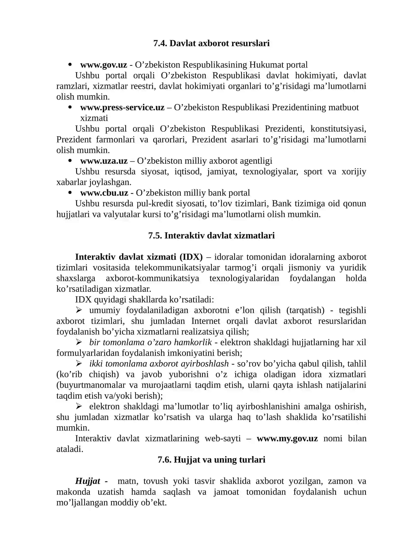 O’zbekiston Milliy Internet Resurslari 3
