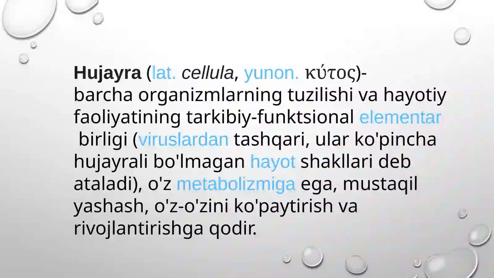 Hujayra va to`qimalar elektr o`tkazuvchanligi 3
