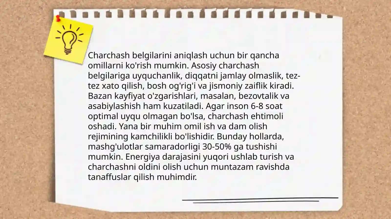 Sport mashg’ulotida charchash va tiklanish 3