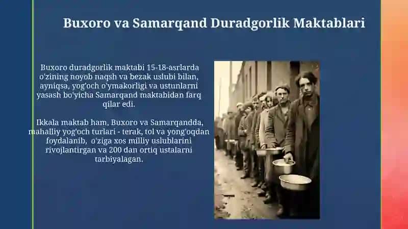 Duradgorlik kasbi tarixi 3
