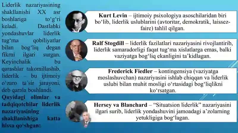 Liderning boshqaruv jarayonlari 3