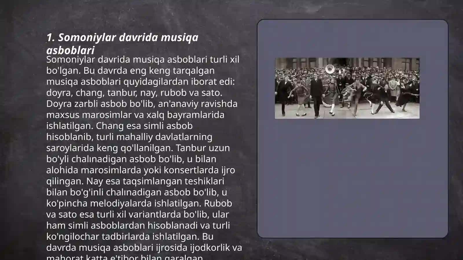 Somoniylar davrida musiqa asboblari 3