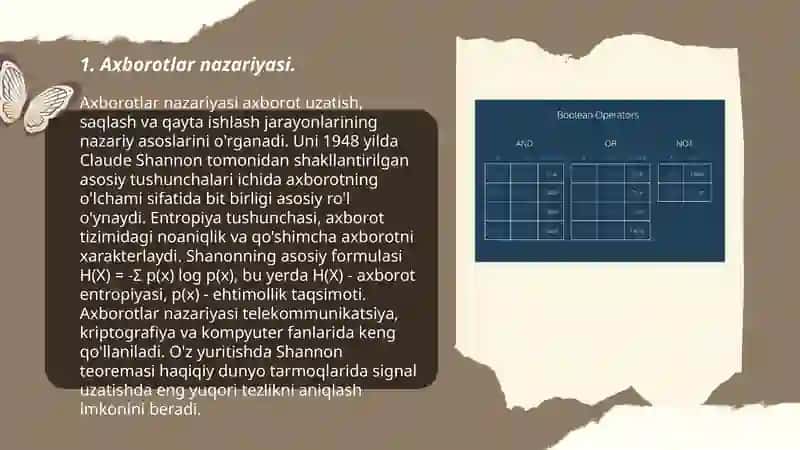 Axborot texnologiyalari fanidan tayyorlagan taqdimoti 3