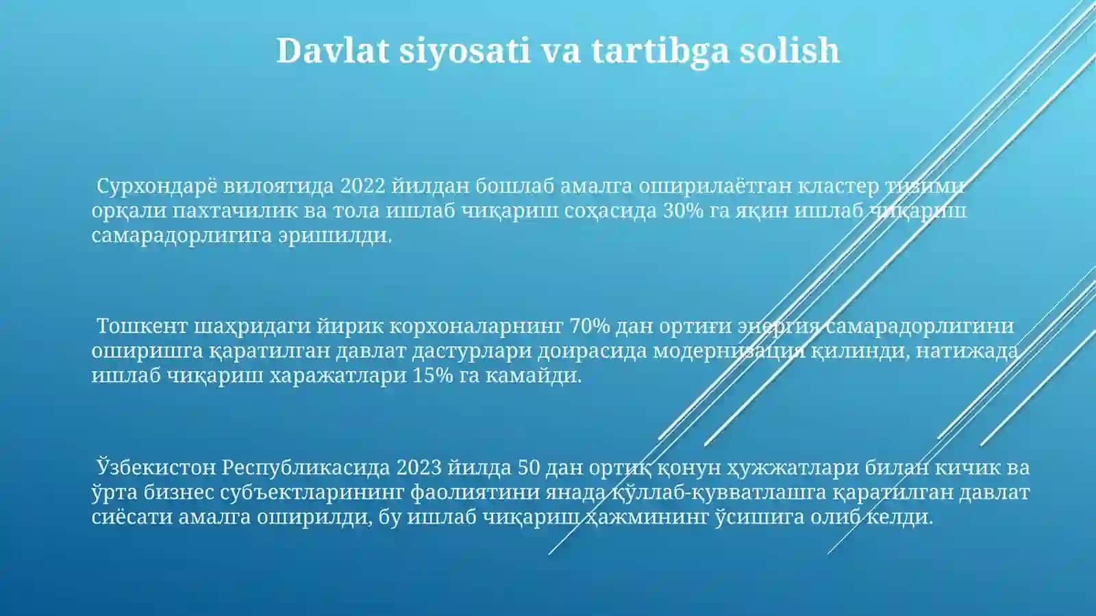 Operatsion Qiymati Tahlilidan foydalangan holda tovar va xizmatlarni ishlab chiqarish 3