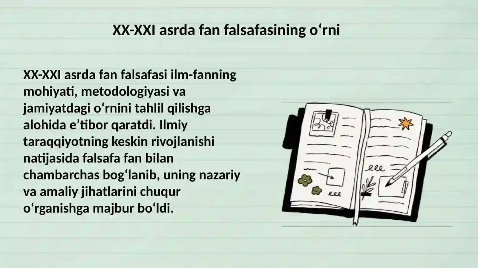 XX – XXI asr falsafasining oqimlari va ulari jodidagi fan falsafasi rivoji 3