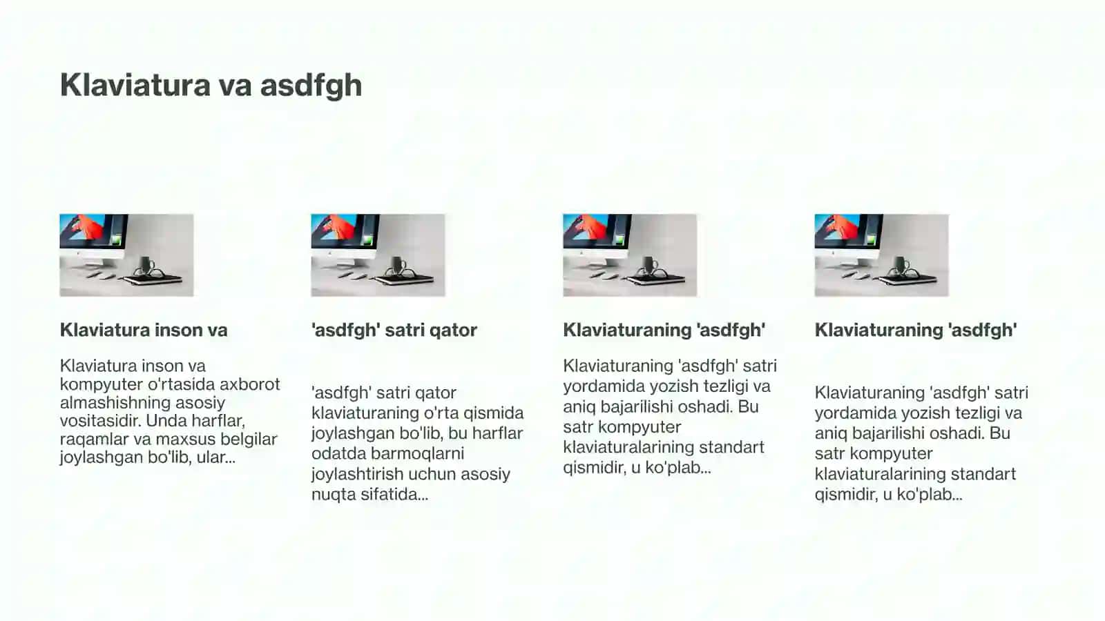 asdfgh harflarining klaviaturadagi joylashuvi va ahamiyati 3
