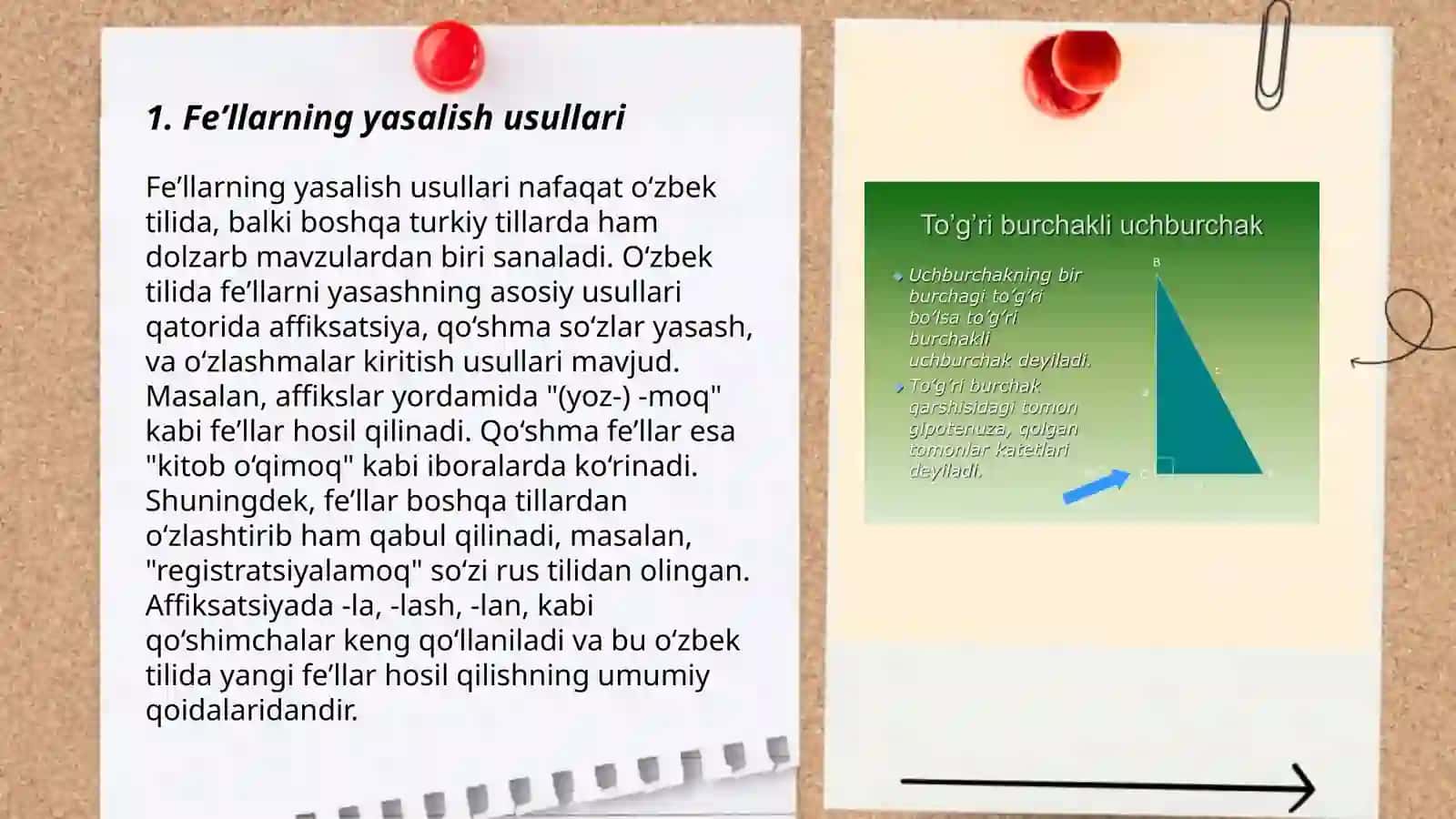 Feʼllarning yasalishi, modal shakllari tuzilish jihatdan turlari 3