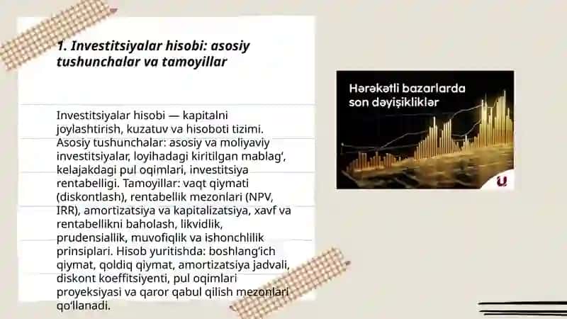 Investitsiyalar hisobi 3