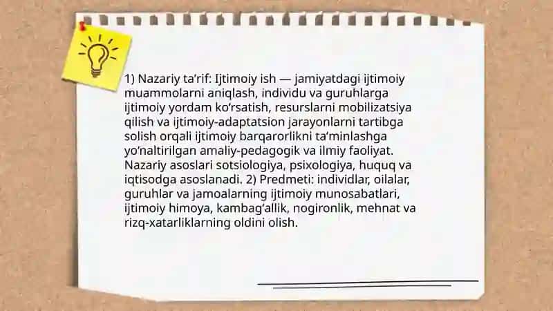 Ijtimoiy ishning nazariy asoslari 3