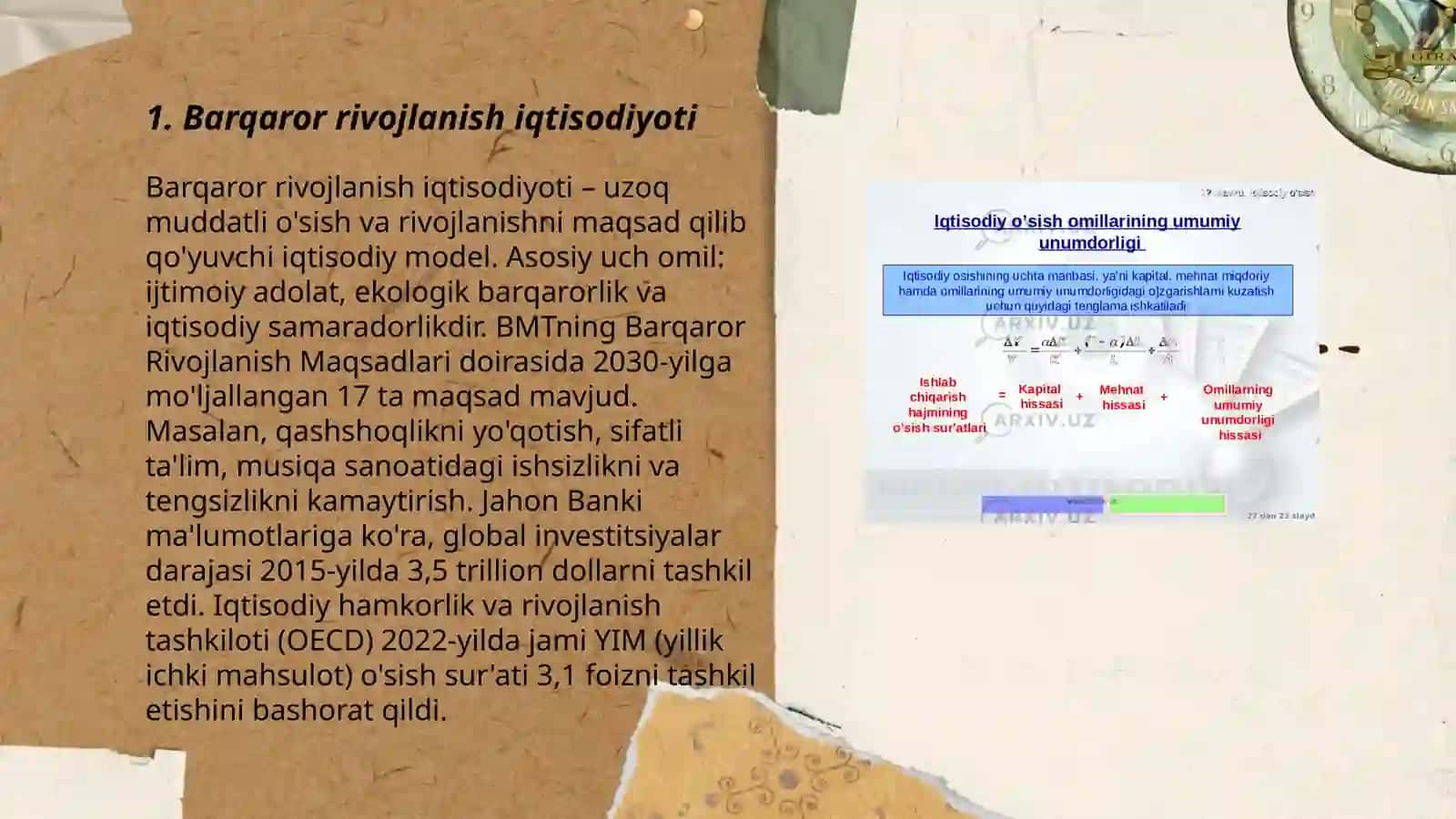 Hozirgi davrdagi iqtisodiy gʻoyalar 3