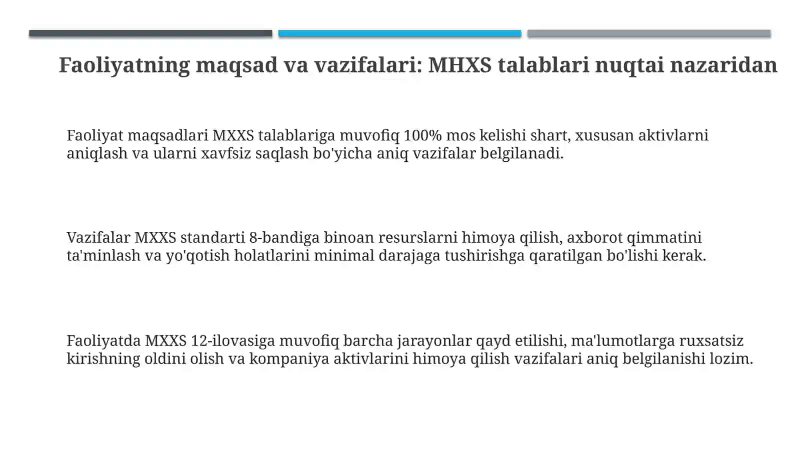 Faoliyatning Maqsad va Vazifalari 3