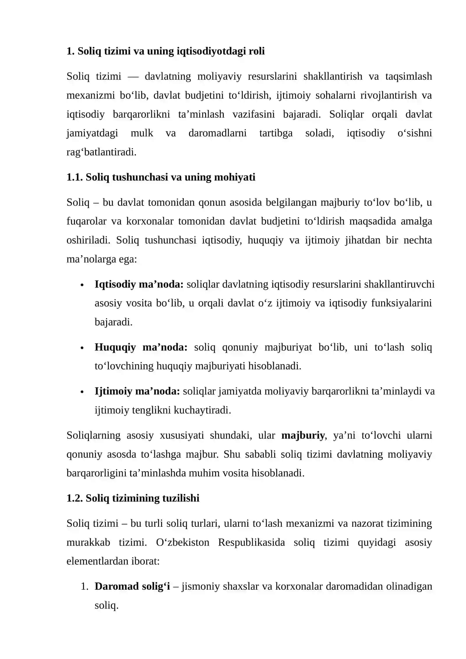 O‘ZBEKISTON RESPUBLIKASI SOLIQ KODEKSINING QABUL QILINISHI 3