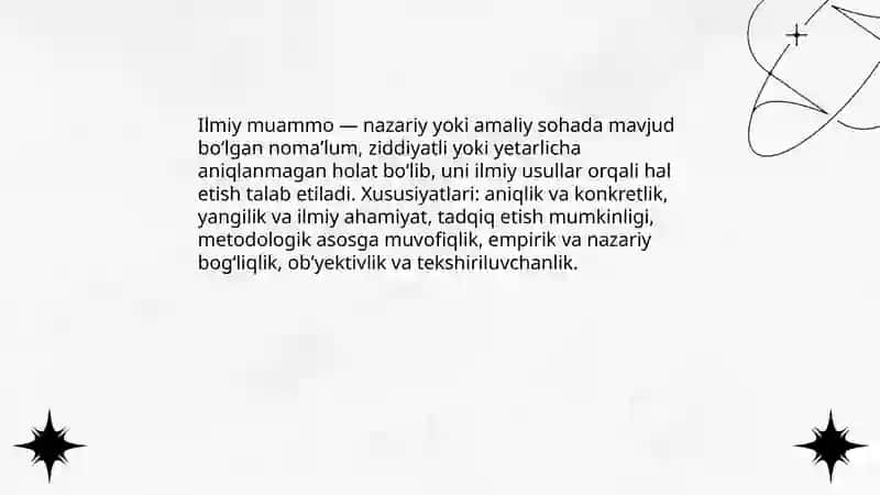 Ilmiy muammo: mohiyati va xususiyatlari 3