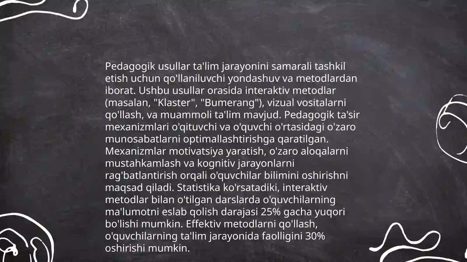 Pedagogik ta'sir ko'rsatish metod va vositalari 3