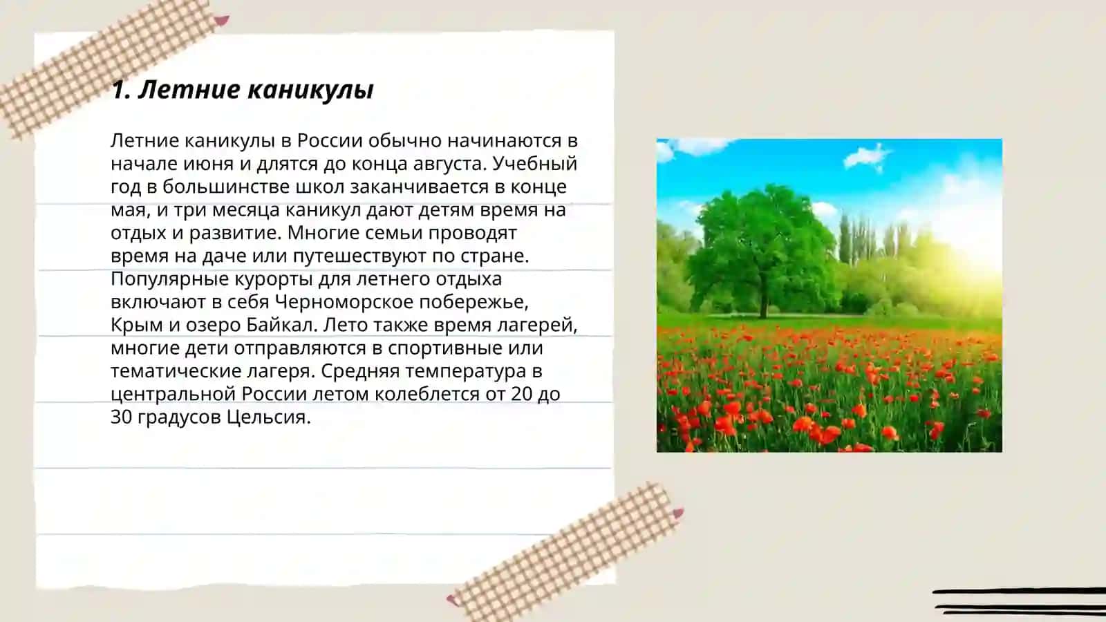 Летние каникулы 3