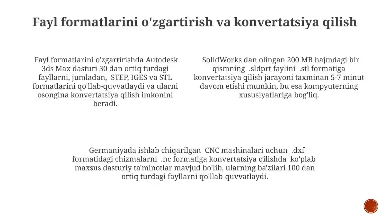 Fayl Formatlarini O'zgartirish va Konvertatsiya qilish 3