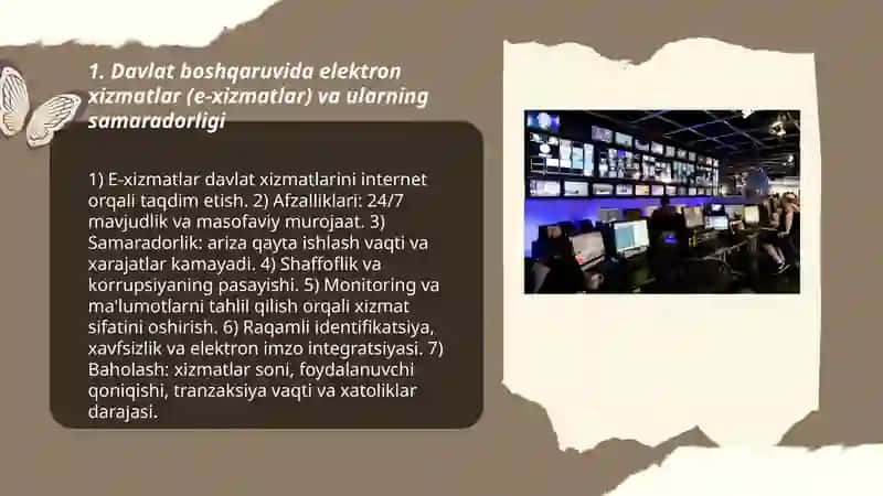 Davlat boshqaruvida elektron xizmatlar (e-xizmatlar) va ularning samaradorligi 3