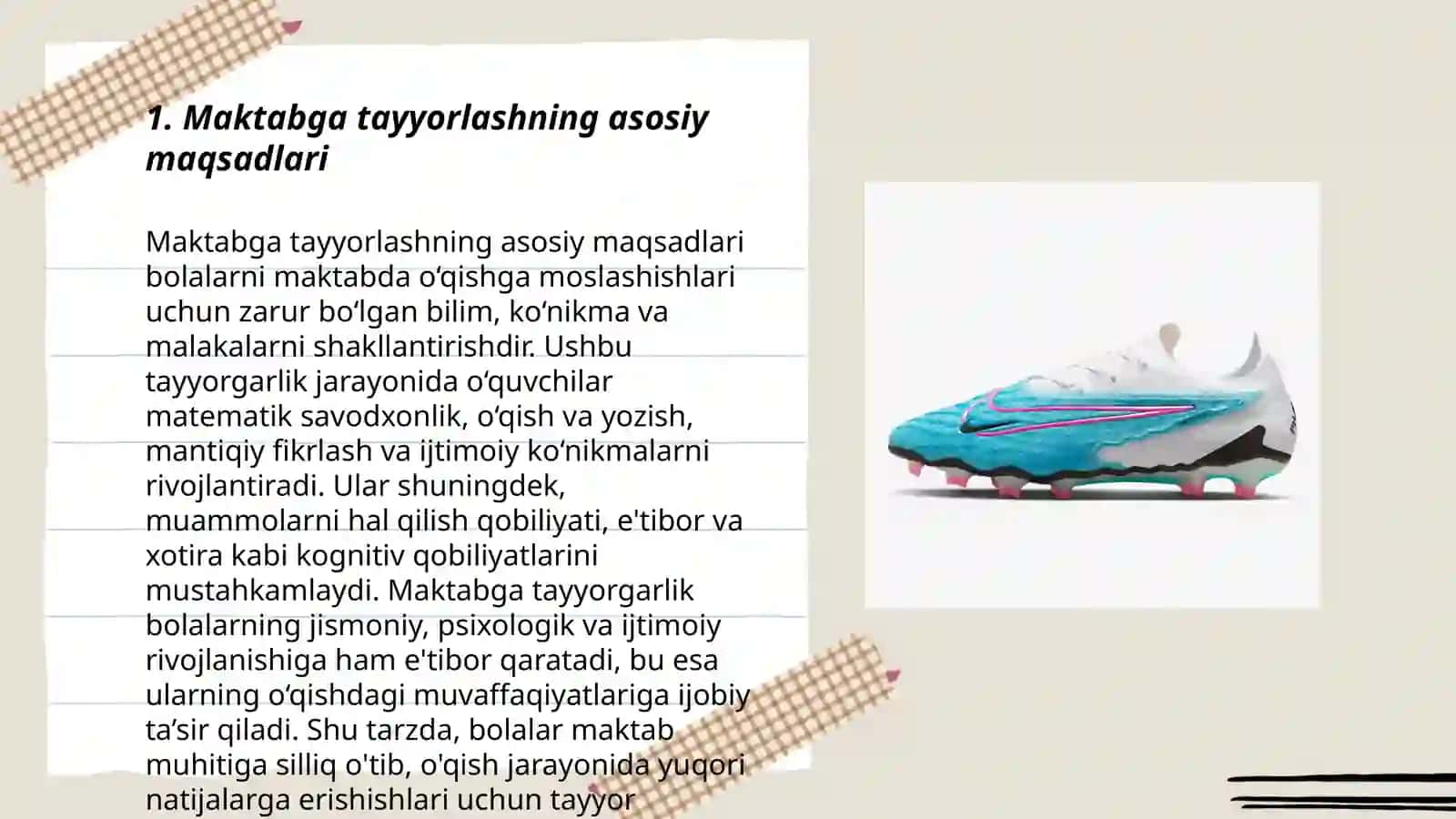 Bolalarni maktabga tayyorlash metodikasi fanining maqsad va vazifalari 3