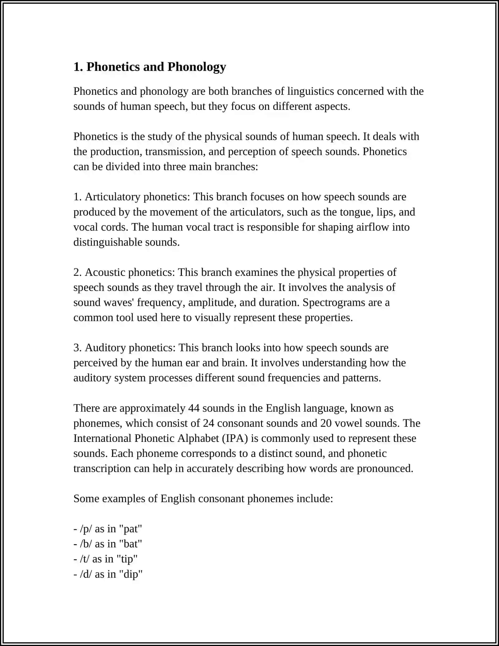 ANALYZING THE STRUCTURE AND PATTERNS OF LANGUAGES 3