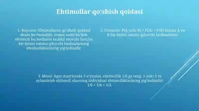 Ehtimollarni Qoshish Va Kopaytirish Teoremasi 3