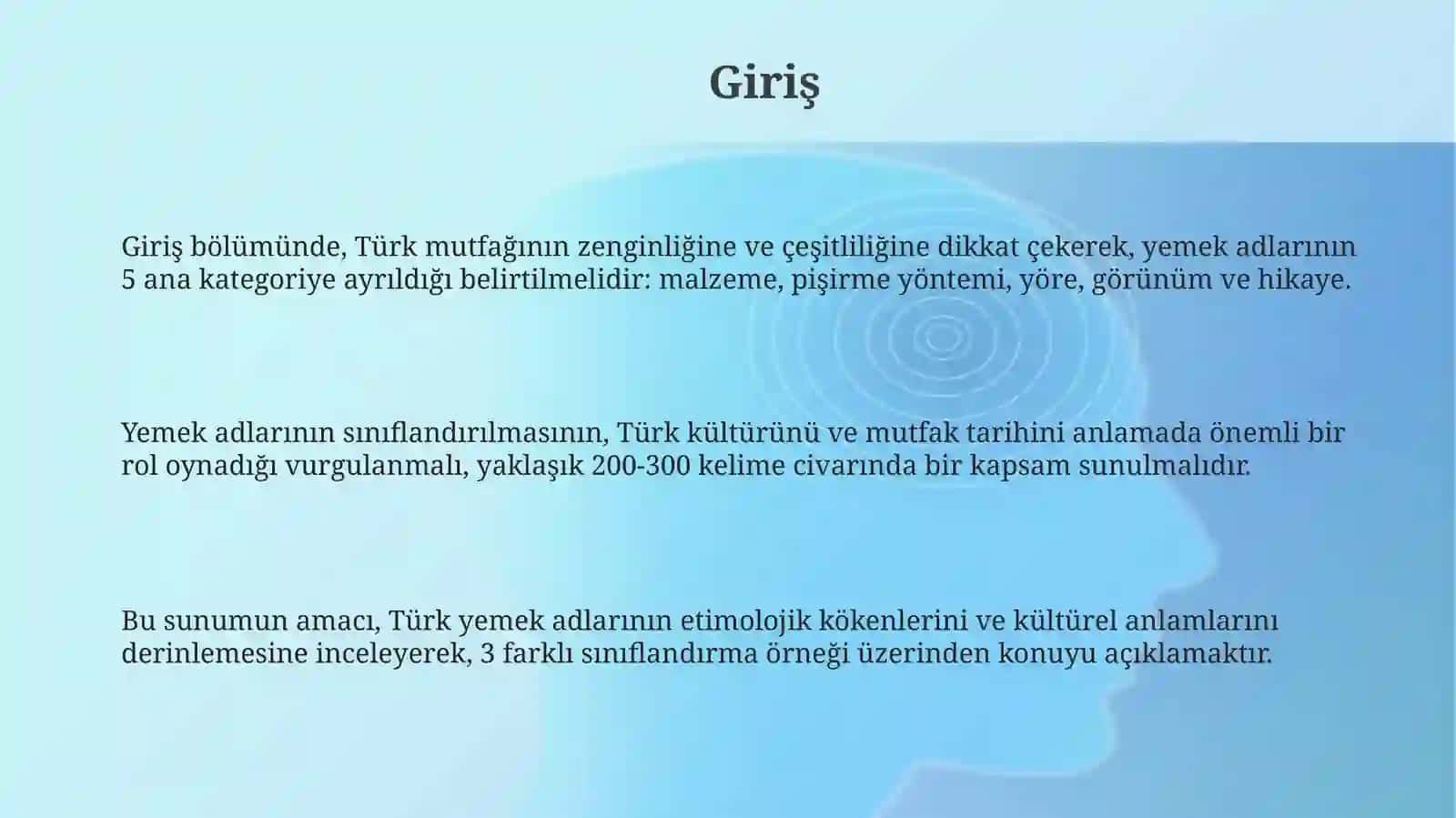Yiyecek İsimlerinin Kökeni, Yapısı ve Anlamsal Kategorileri 3