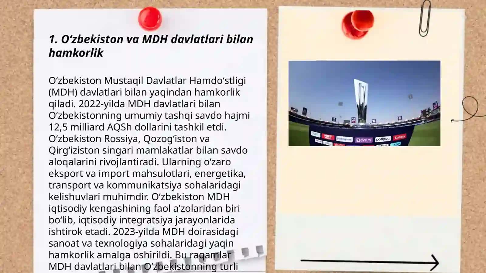 Oʻzbekiston va MDH Davlatlari Bilan Hamkorlik 3
