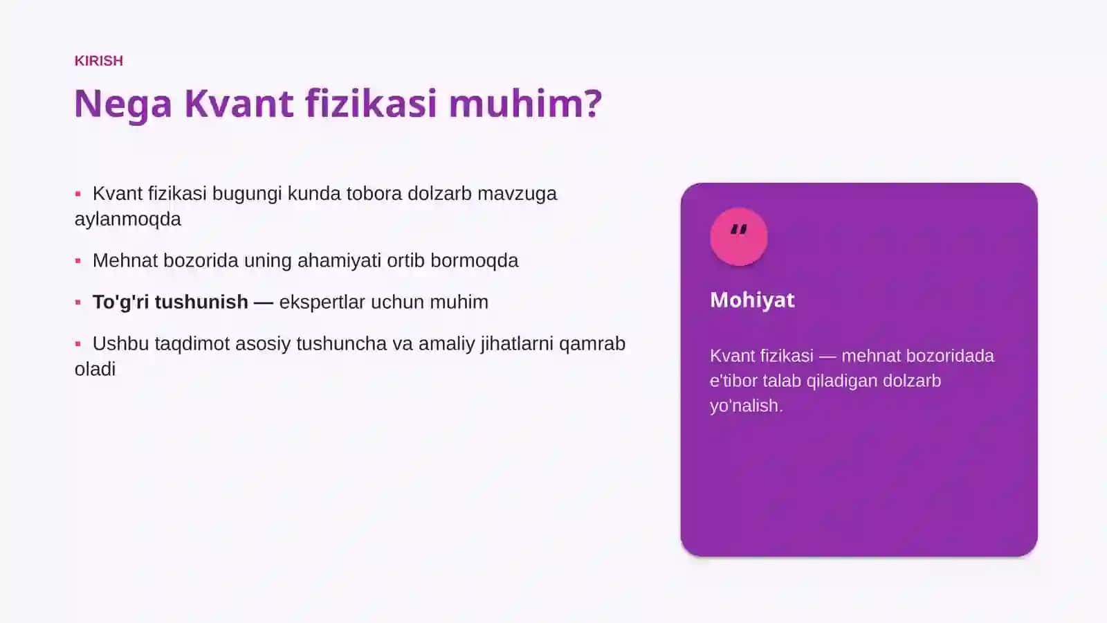 Kvant fizikasi 3