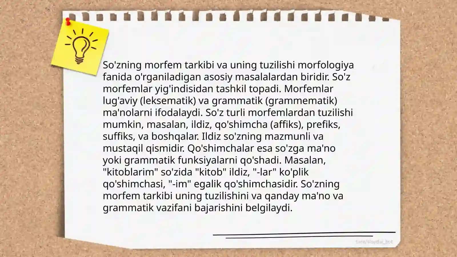So'zning morfem tarkibi haqidagi nazariy qarashlar tahlili 3