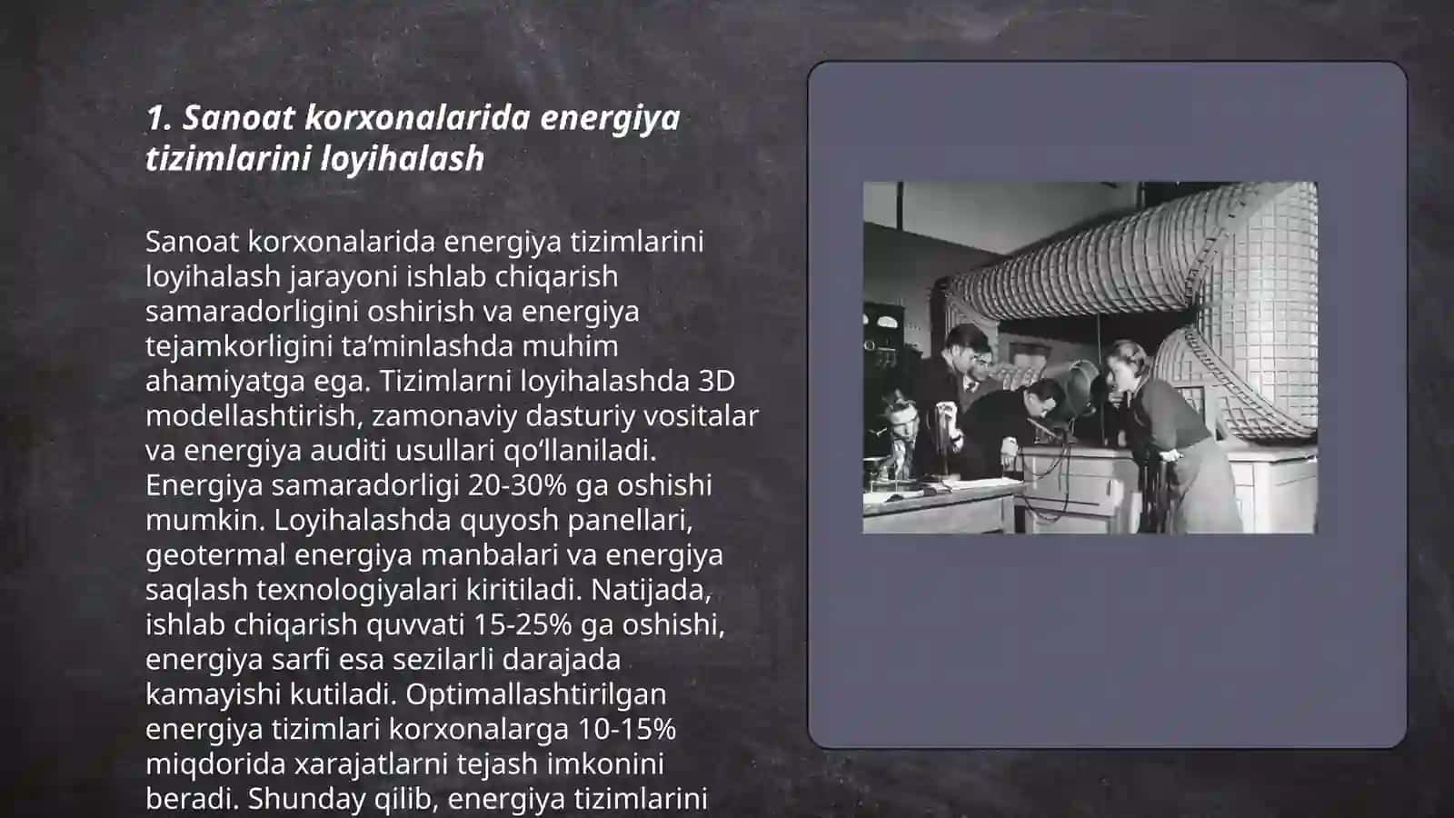 Sanoat korxonalarida energiya tizimlarini loyihalash 3