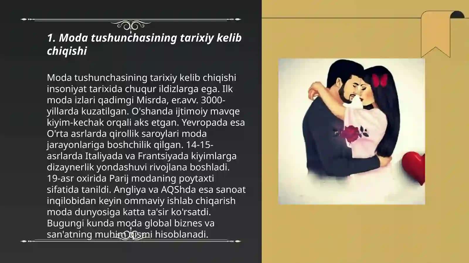 Moda va uslub tushunchasining kelib chiqishi 3