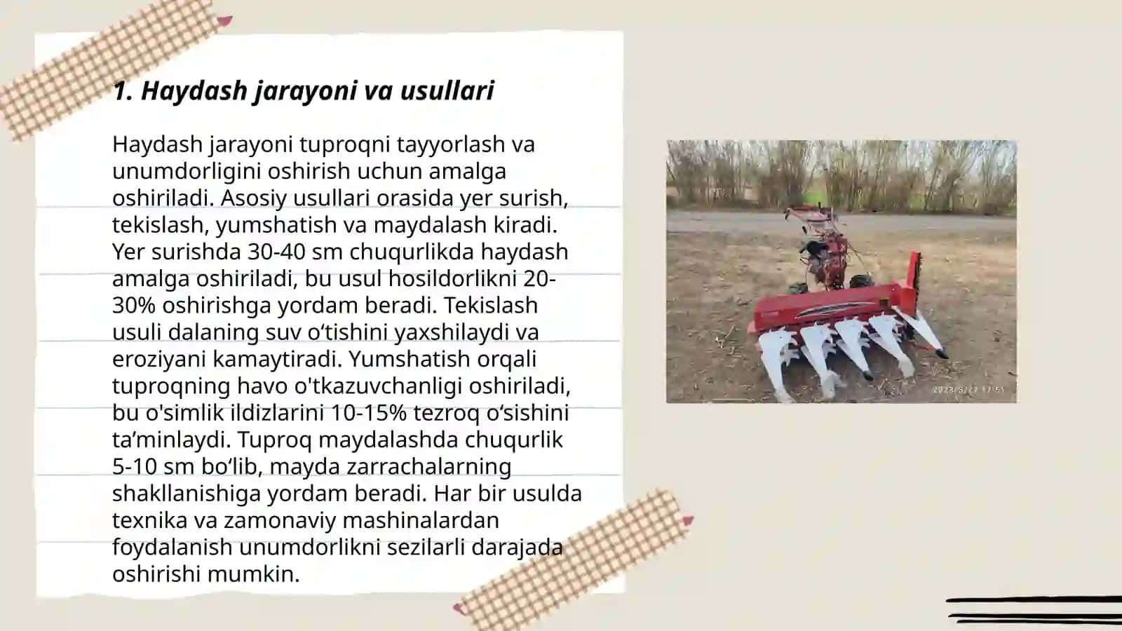 Haydash jarayoni va usullari 3