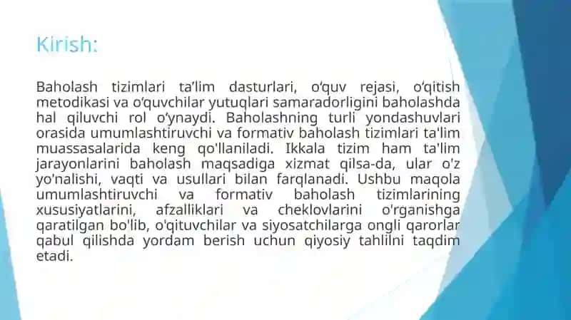 SUMMATIV VA FORMATIV BAHOLASH TIZIMI 3