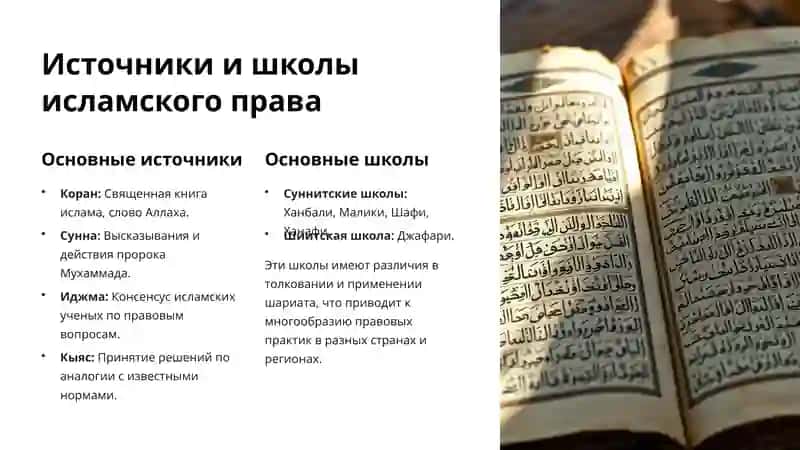 Роль исламского права в правовой системе зарубежных стран 3
