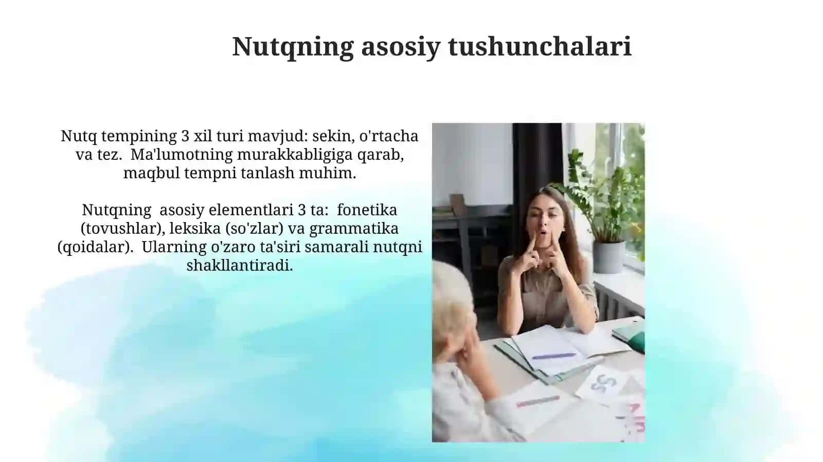 Nutq va nutq texnikasi tushunchalari 3