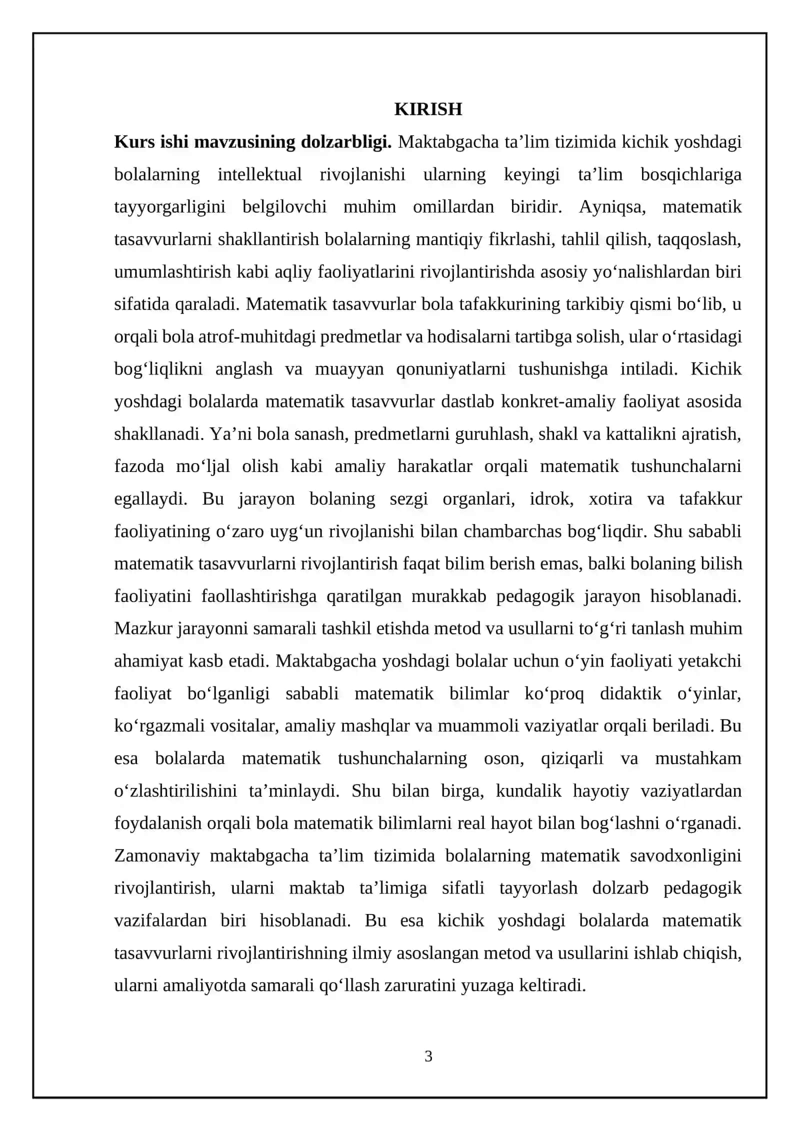 Kichik yoshdagi bolalar bilan matematik tasavvurlarni rivojlantirish usullari 3