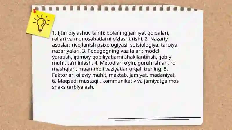 Pedagogning bolaning ijtimoiylashuvidagi roʻli 3