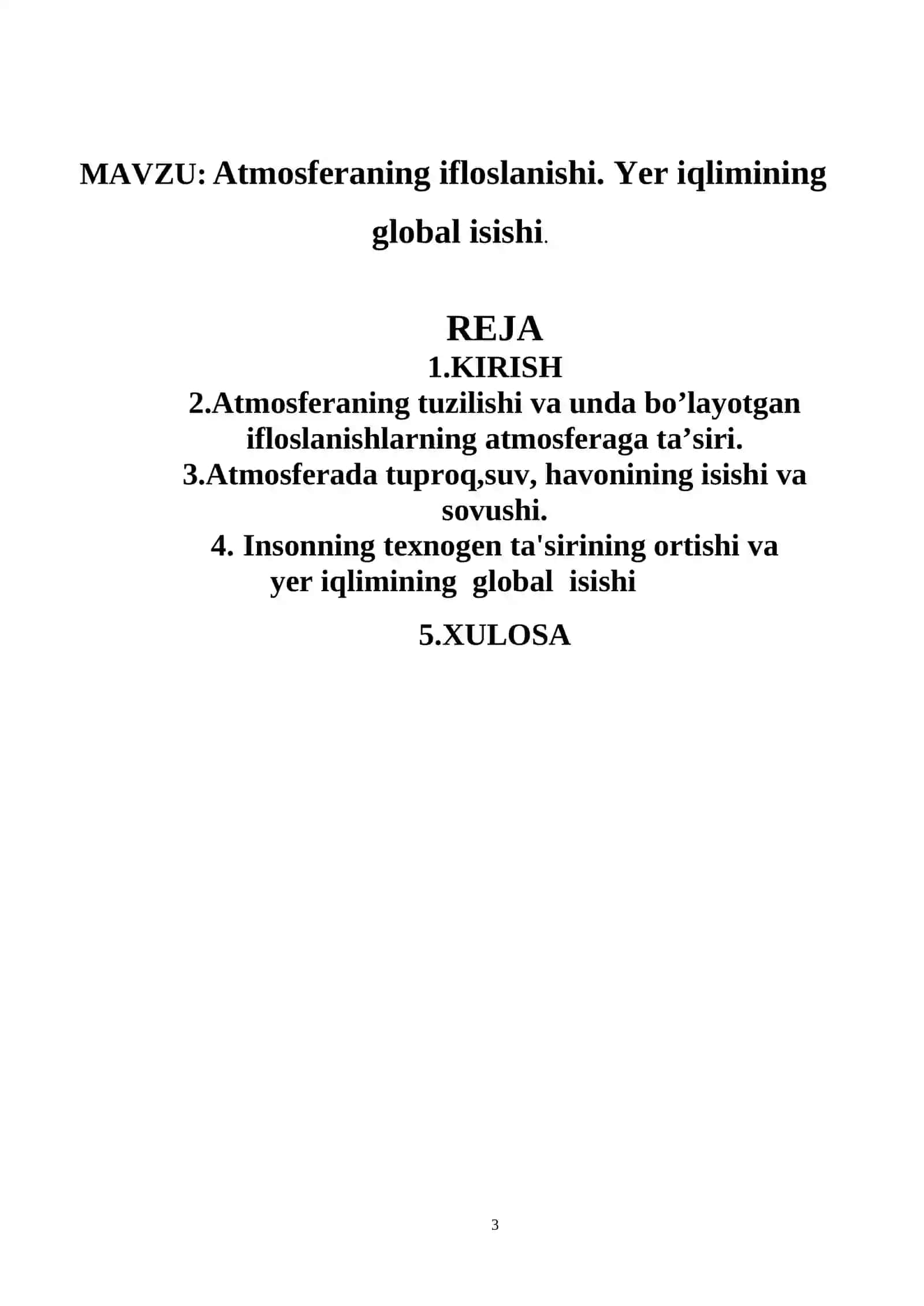 UrDU Tabiatshunoslik va Geografiya fakulteti, geografiya yo’nalishi 3
