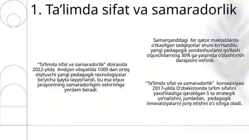 Ta'limda sifat va samaradorlik 3